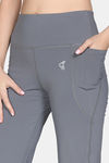 Zelocity Quick Dry Gym Track Pants - Steel Grey — thumbnail 6
